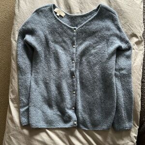Sézane Gaspard cardigan sweater, vintage bleu size M